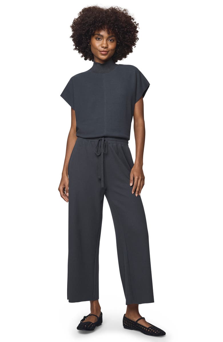 Splendid Winslow Crop Wide Leg Sweatpants, Alternate, color, Lead
