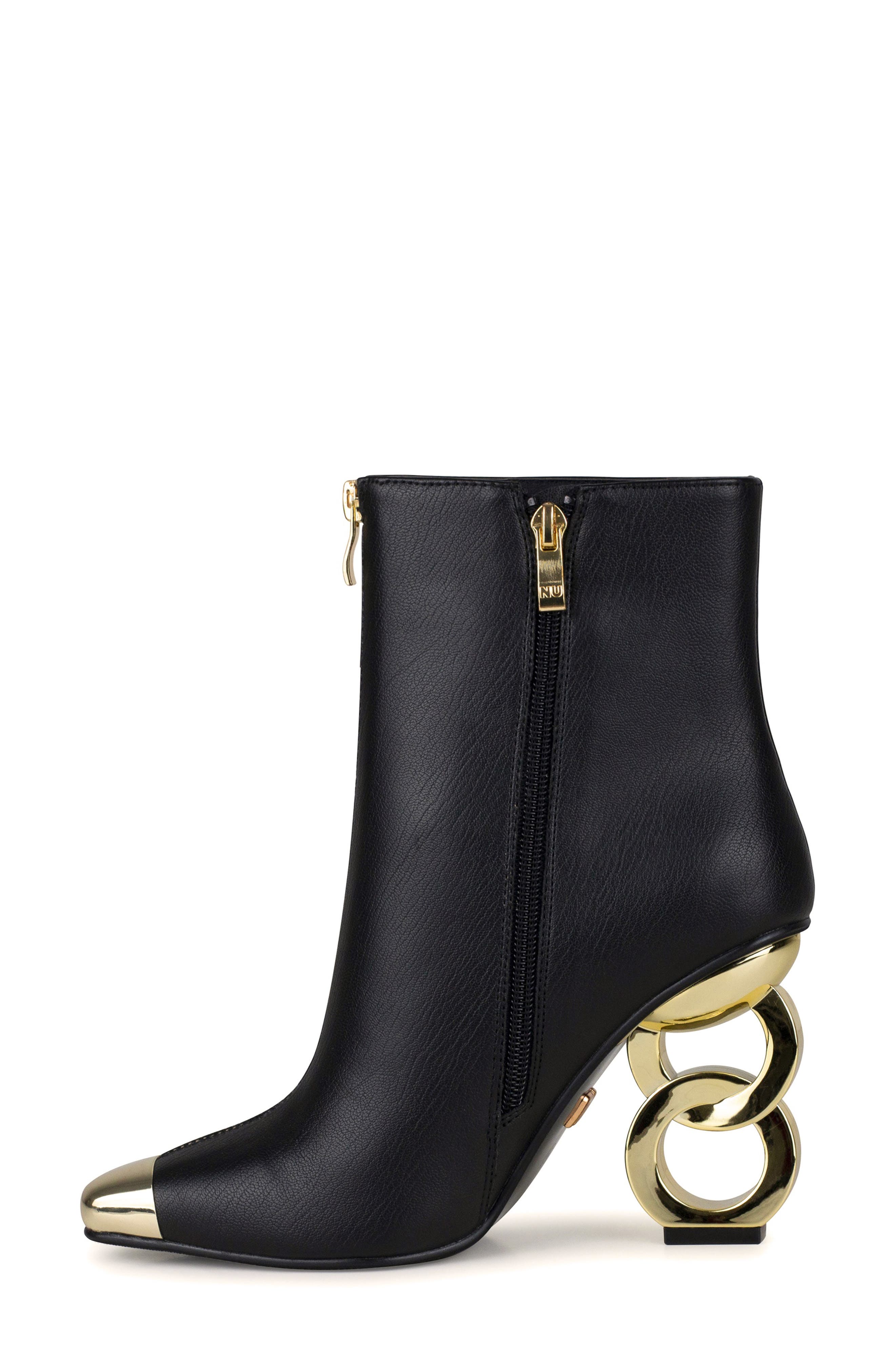 NINETY UNION Lovely Zipper Boot, Alternate, color, Black