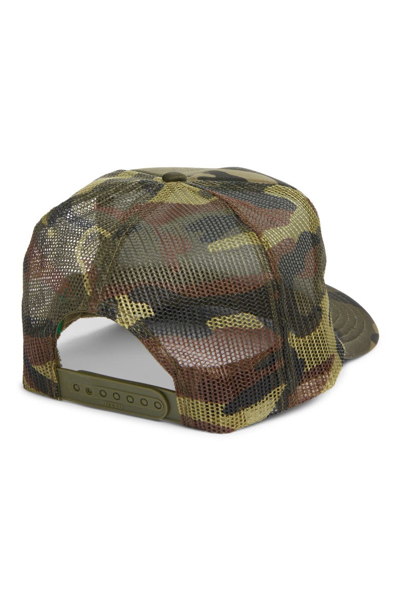 Aloha Patch Trucker Hat, Alternate, color, CAMO