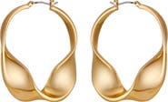 Vince Camuto Tapered Twist Hoop Earrings