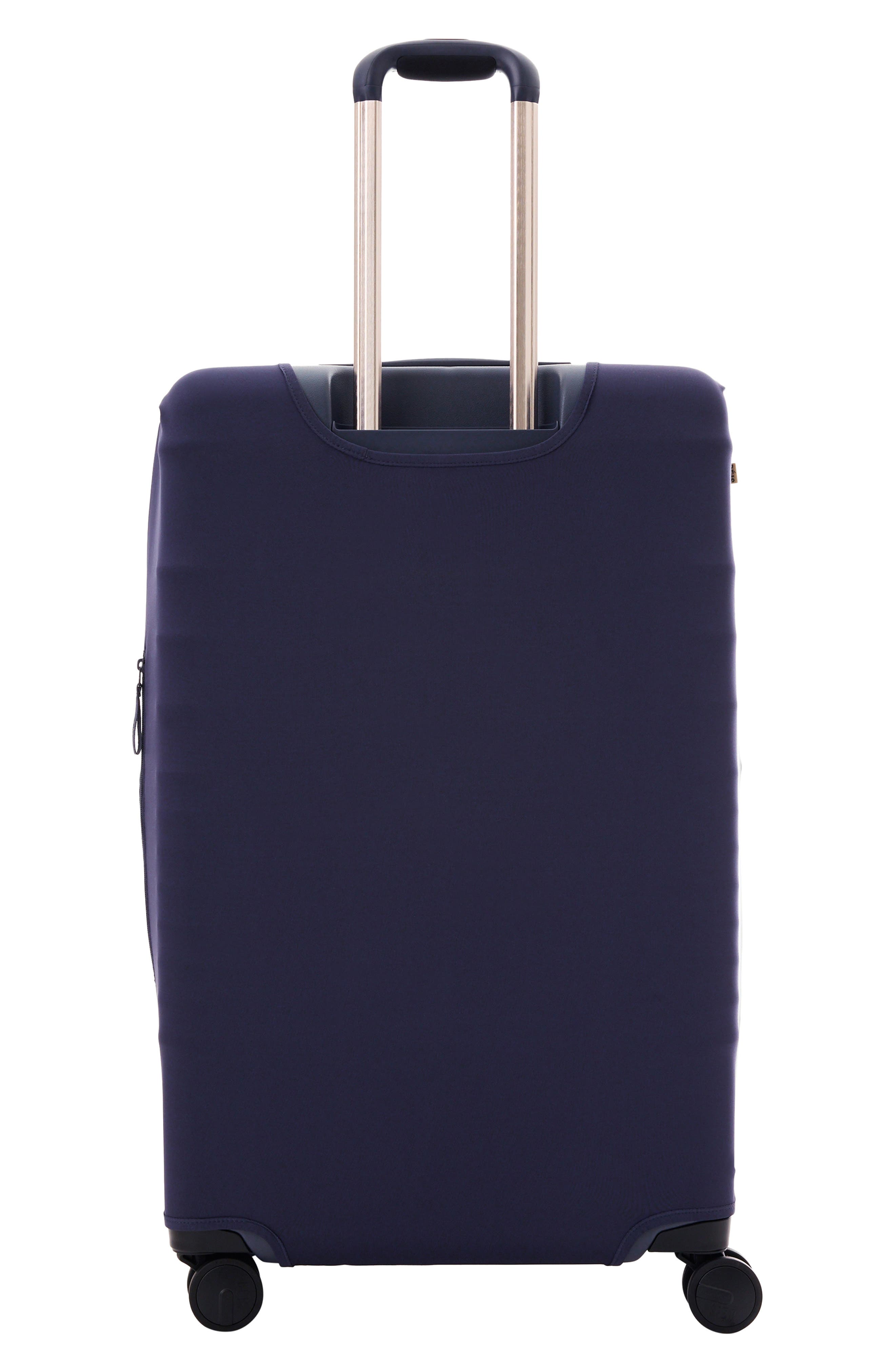 Béis The Large Check-In Luggage Cover, Alternate, color, Navy