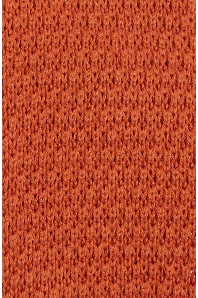 Skinny Knit Tie, Alternate, color, ORANGE