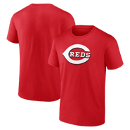 Logo Athletic Men's Logo Athletic Red Cincinnati Reds Official Logo T-Shirt