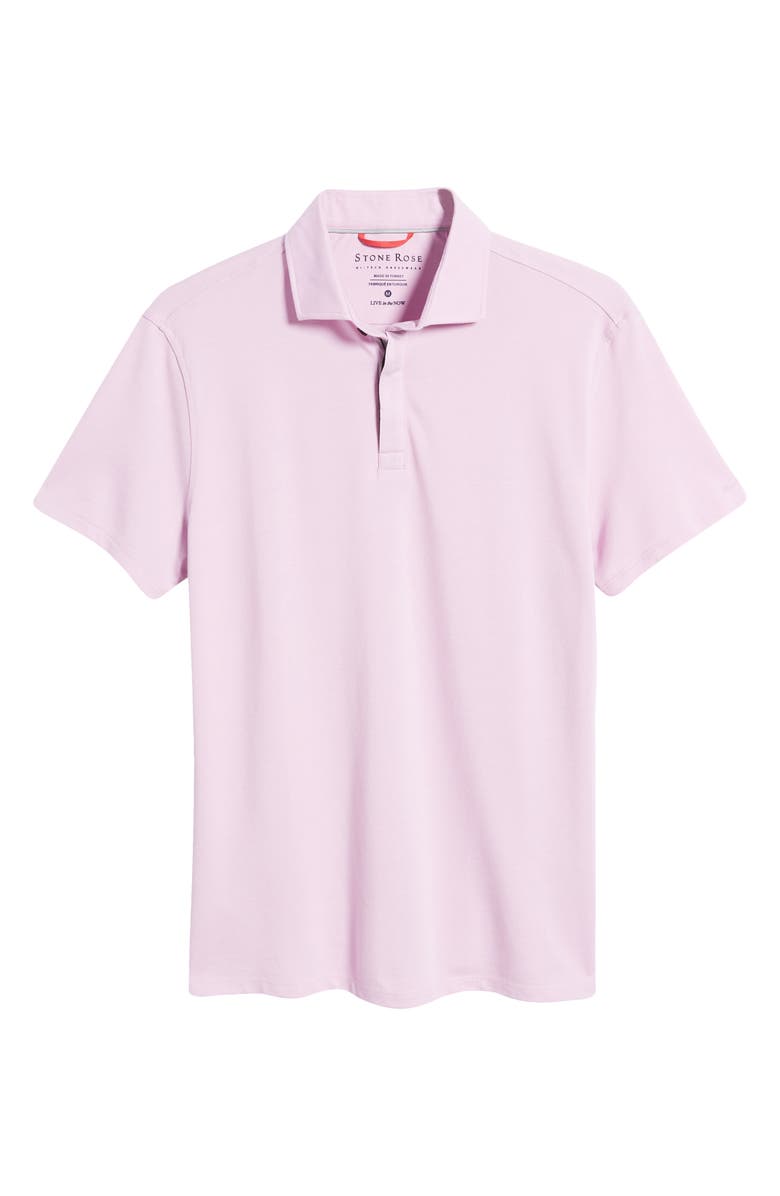 Stone Rose Performance Piqué Polo, Alternate, color,