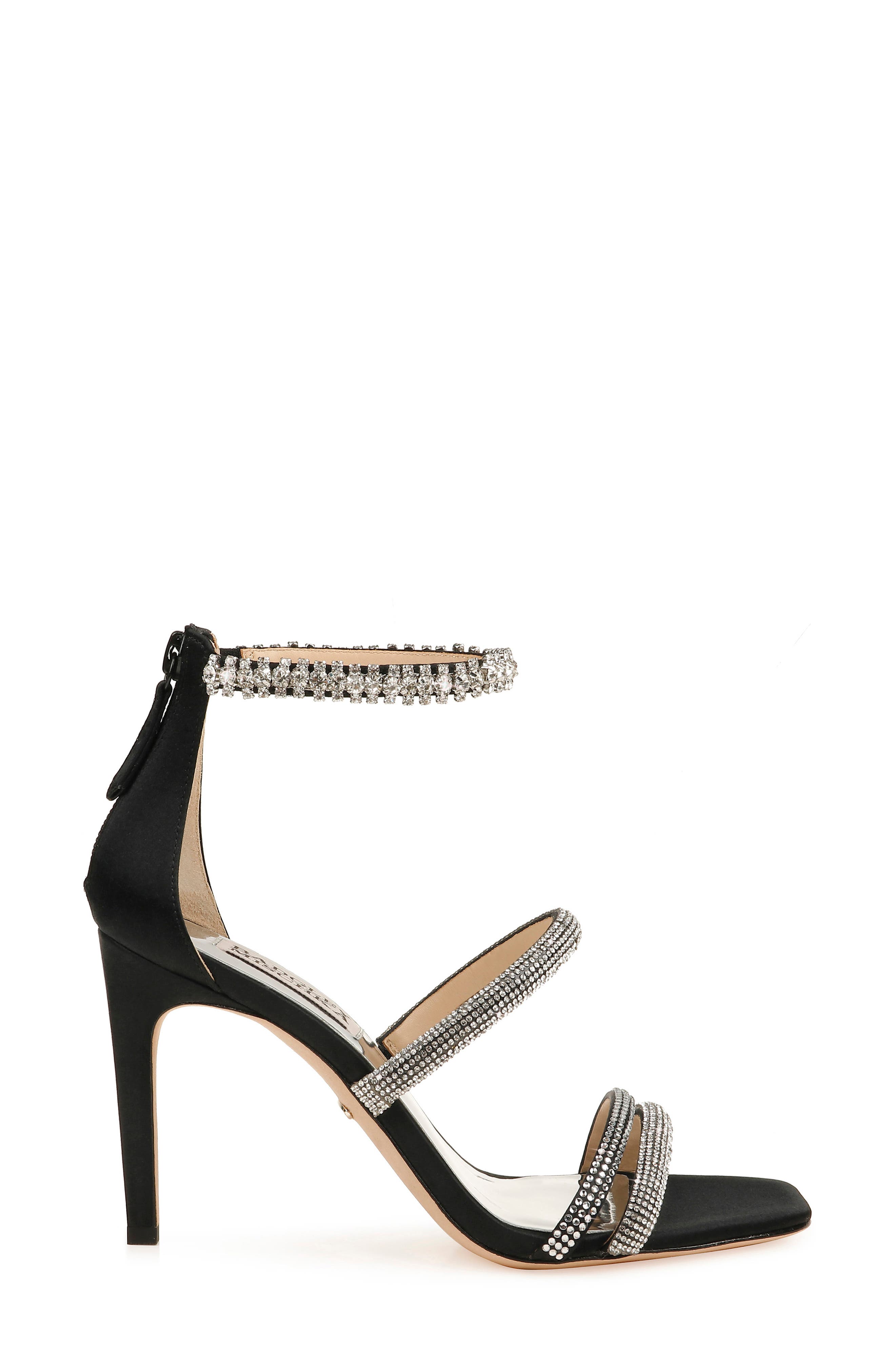 Badgley Mischka Collection Zulema Embellished Strappy Sandal, Alternate, color, 