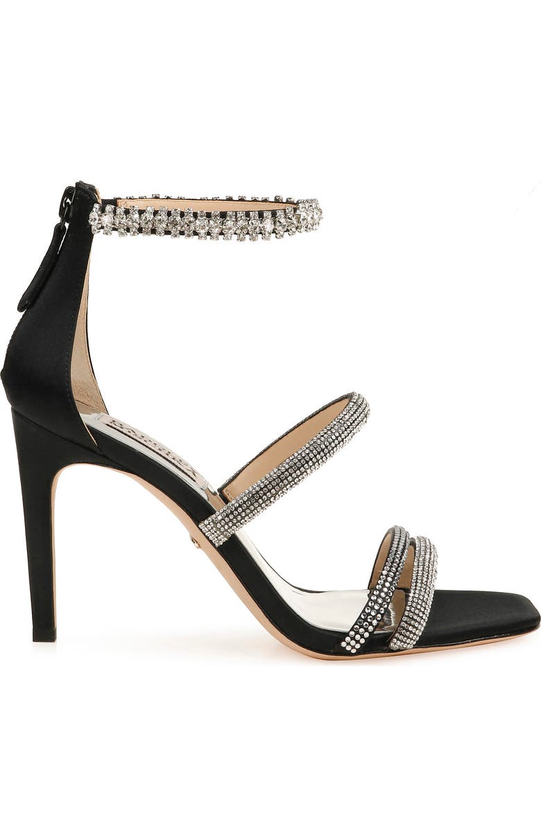Badgley Mischka Collection Zulema Embellished Strappy Sandal, Alternate, color,