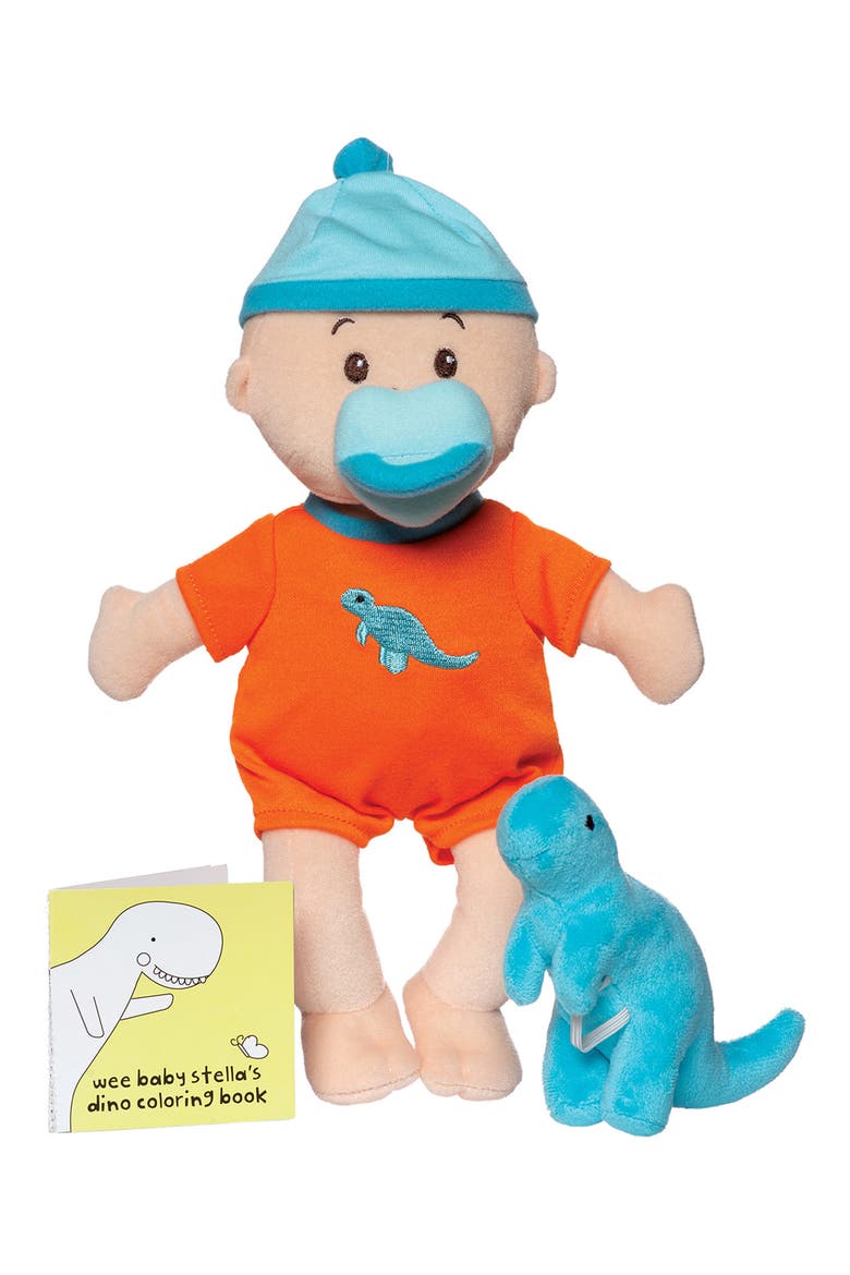 Wee Baby Stella Tiny Dino Set, Main, color, MULTI