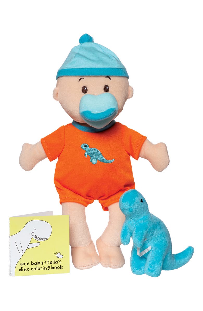 Manhattan Toy Wee Baby Stella Tiny Dino Set, Main, color,