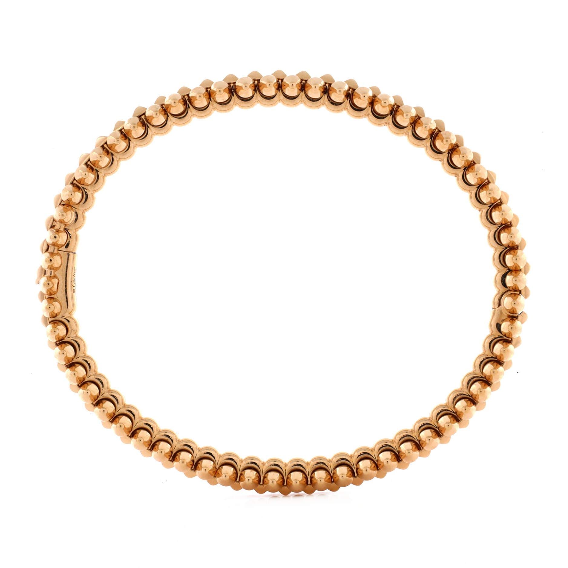 Clash de Cartier Bracelet 18K Rose Gold Small, Alternate, color, Metallic Gold