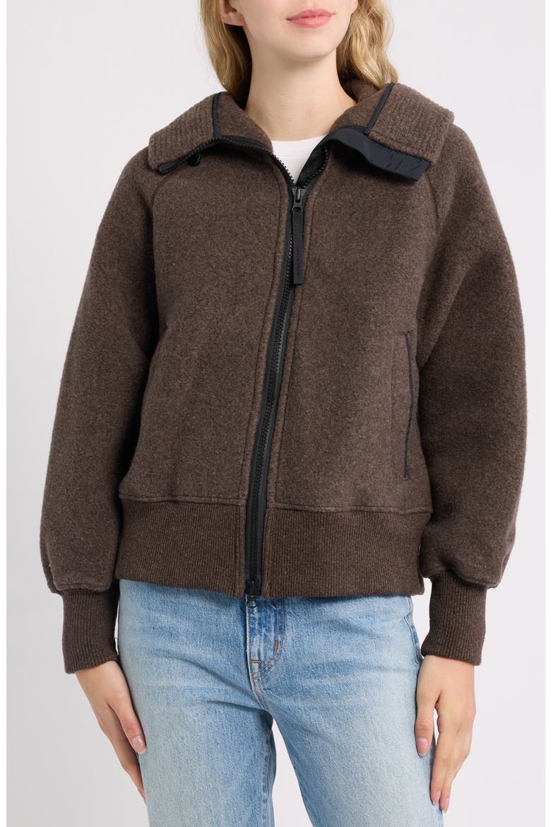 Chilliwack Kind Fleece Bomber, Alternate, color, TERRA - TERRA