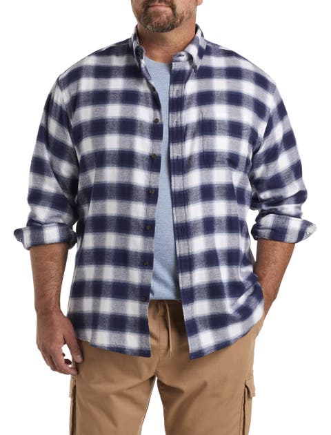 Plaid Flannel Sport Shirt