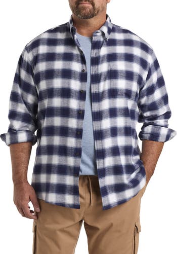 Plaid Flannel Sport Shirt