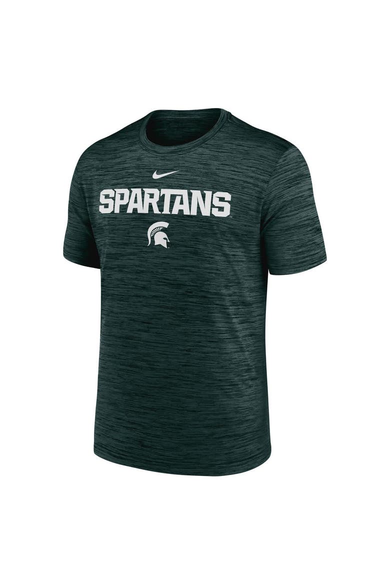 Men's Nike Green Michigan State Spartans 2025 Sideline Velocity Performance T-Shirt, Alternate, color, Green