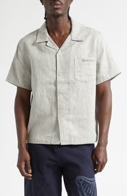 JW Anderson x Guinness Jacquard Linen & Cotton Camp Shirt