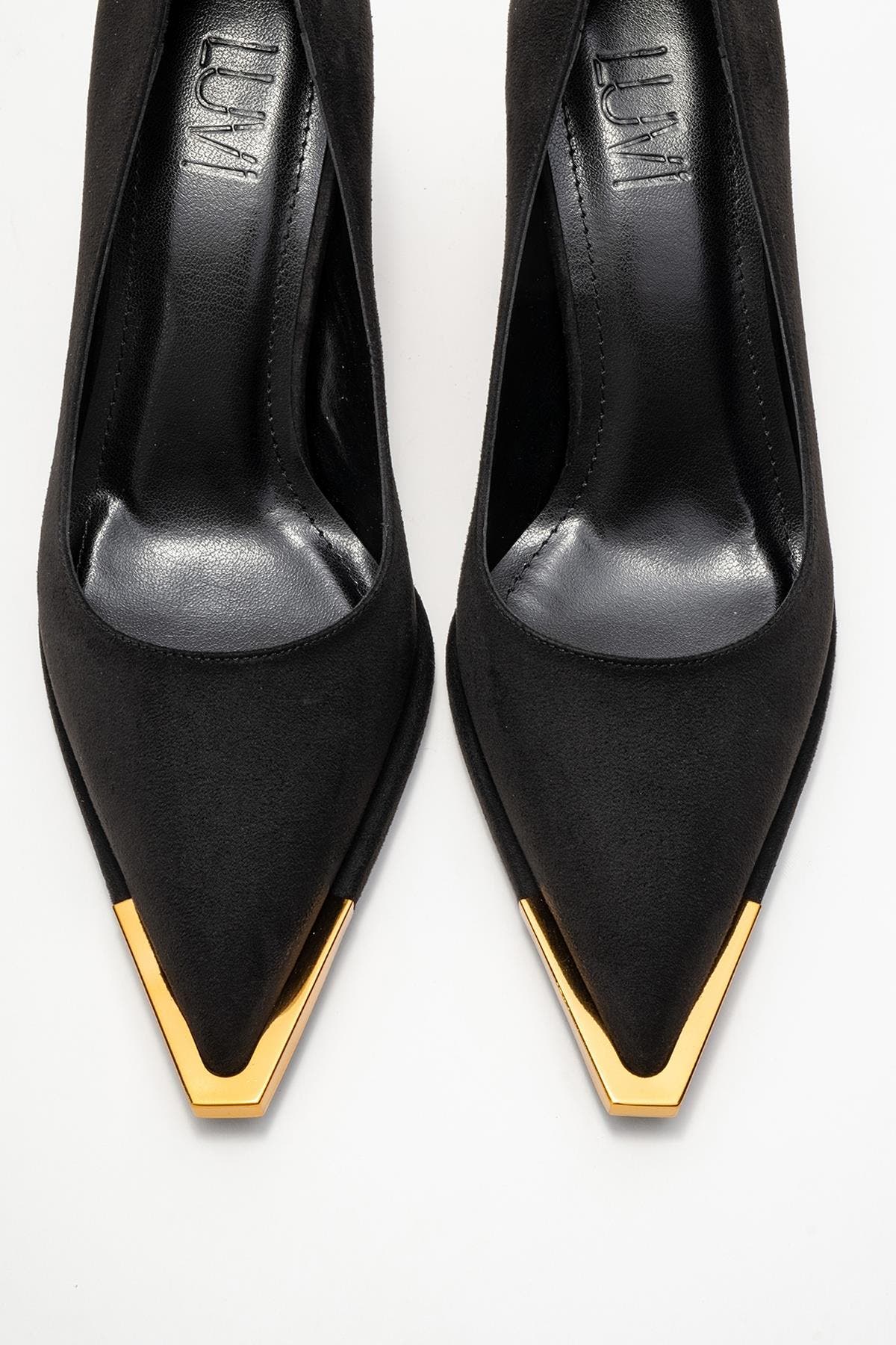 Prologue Shoes Liora Pointed Toe Pump, Alternate, color, Black Suede