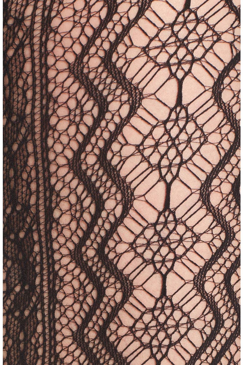 Vertical Diamond Net Tights, Alternate, color, BLACK