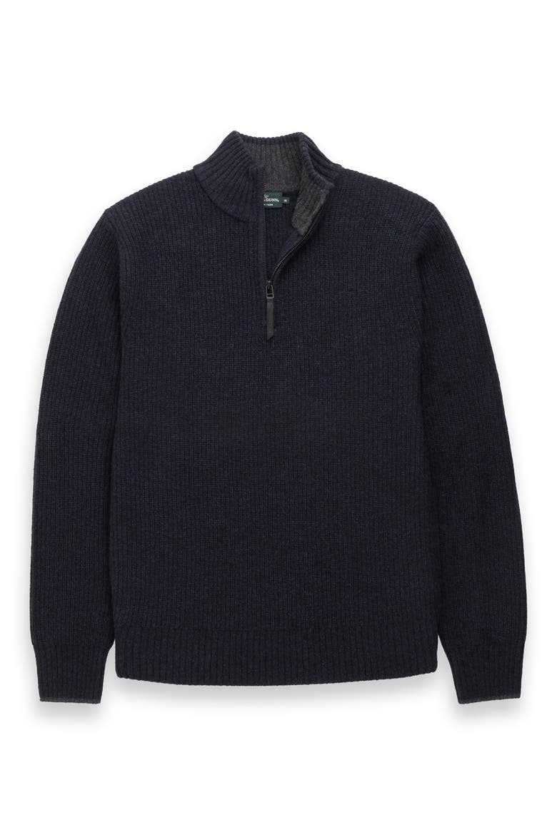 Robbies Road Quarter Zip Sweater, Alternate, color, MIDNIGHT