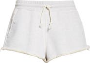 Golden Goose Distressed Cotton Sweat Shorts