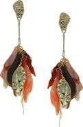 OLIVIA WELLES Renata Petal Drop Earrings