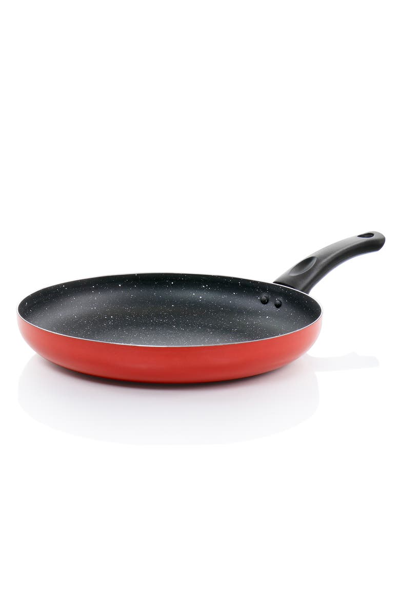 OSTER Luneta 11.5 Inch Aluminum Nonstick Frying Pan, Alternate, color, Red