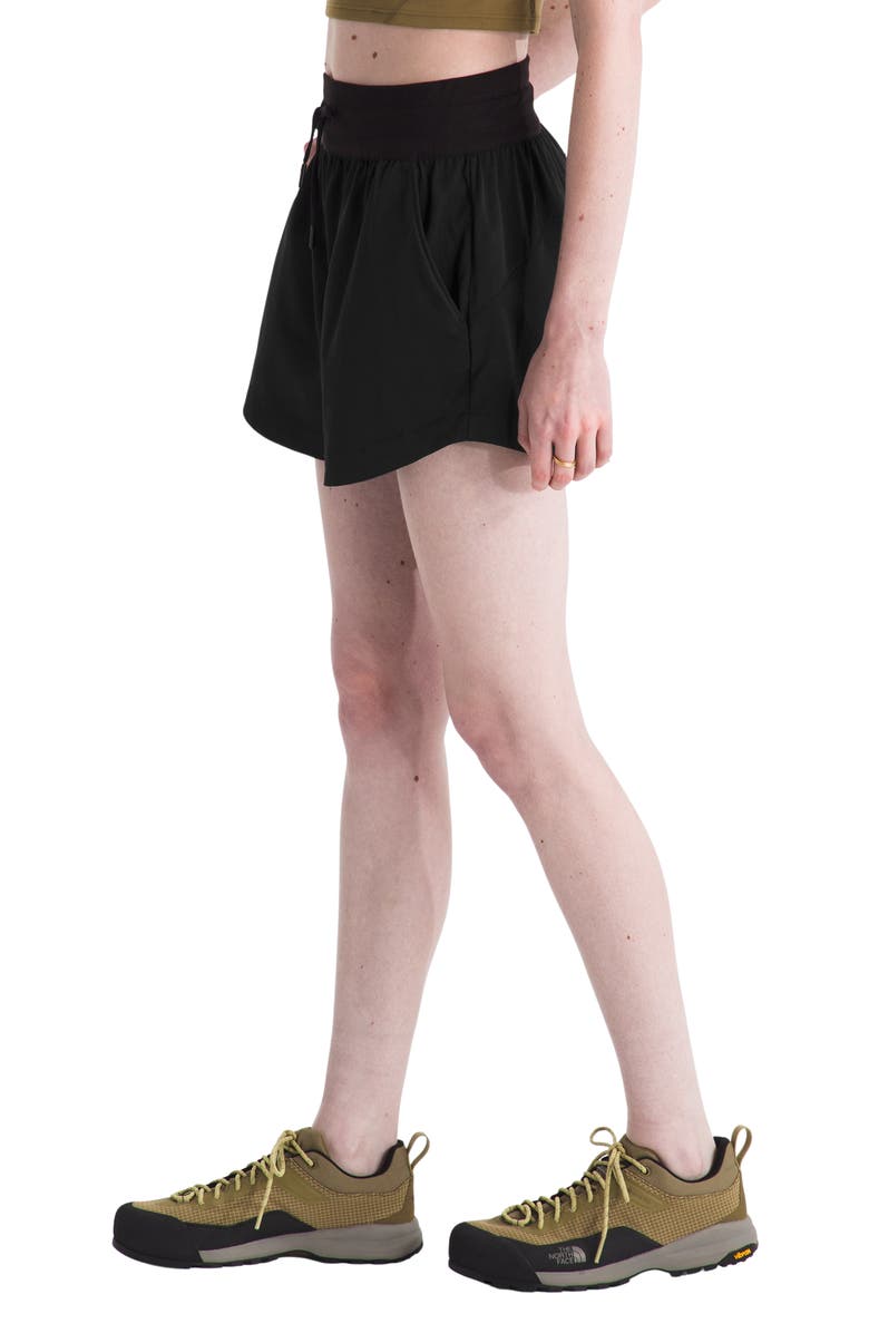 The North Face Aphrodite Arise Performance Shorts, Alternate, color, Tnf Black