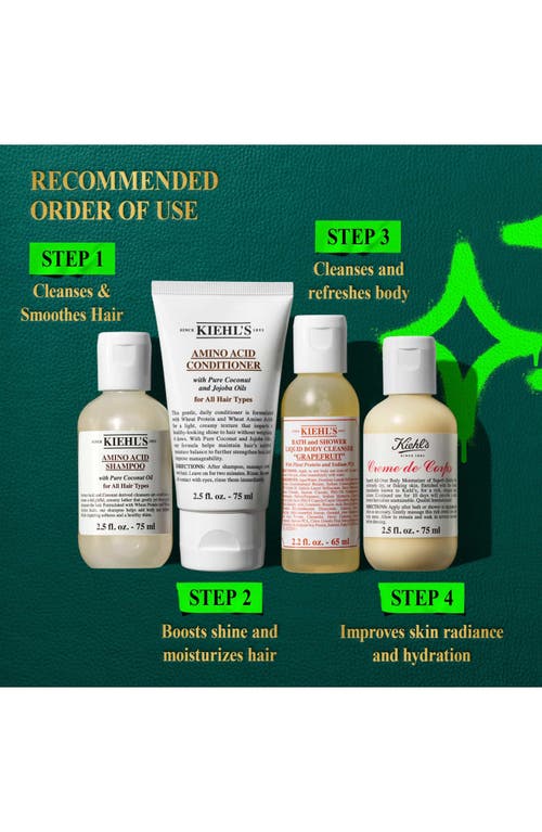 Kiehl's Since 1851 Oh So Soft & Sudsy Set $49 Value In Transparent