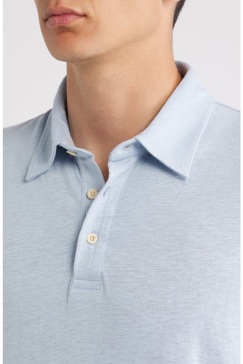 Bryce Stretch Cotton Polo, Alternate, color, FRESH BLUE