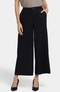 NYDJ Morgan Stretch Linen Wide Leg Ankle Pants