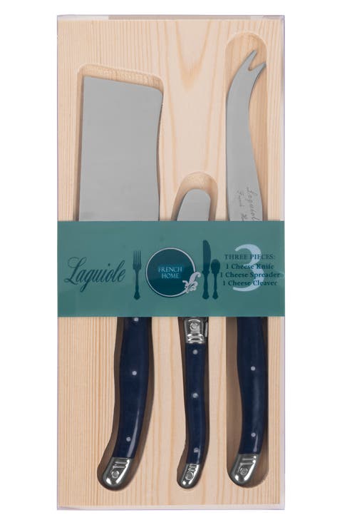 Laguiole 3-Piece Cheese Knife Set