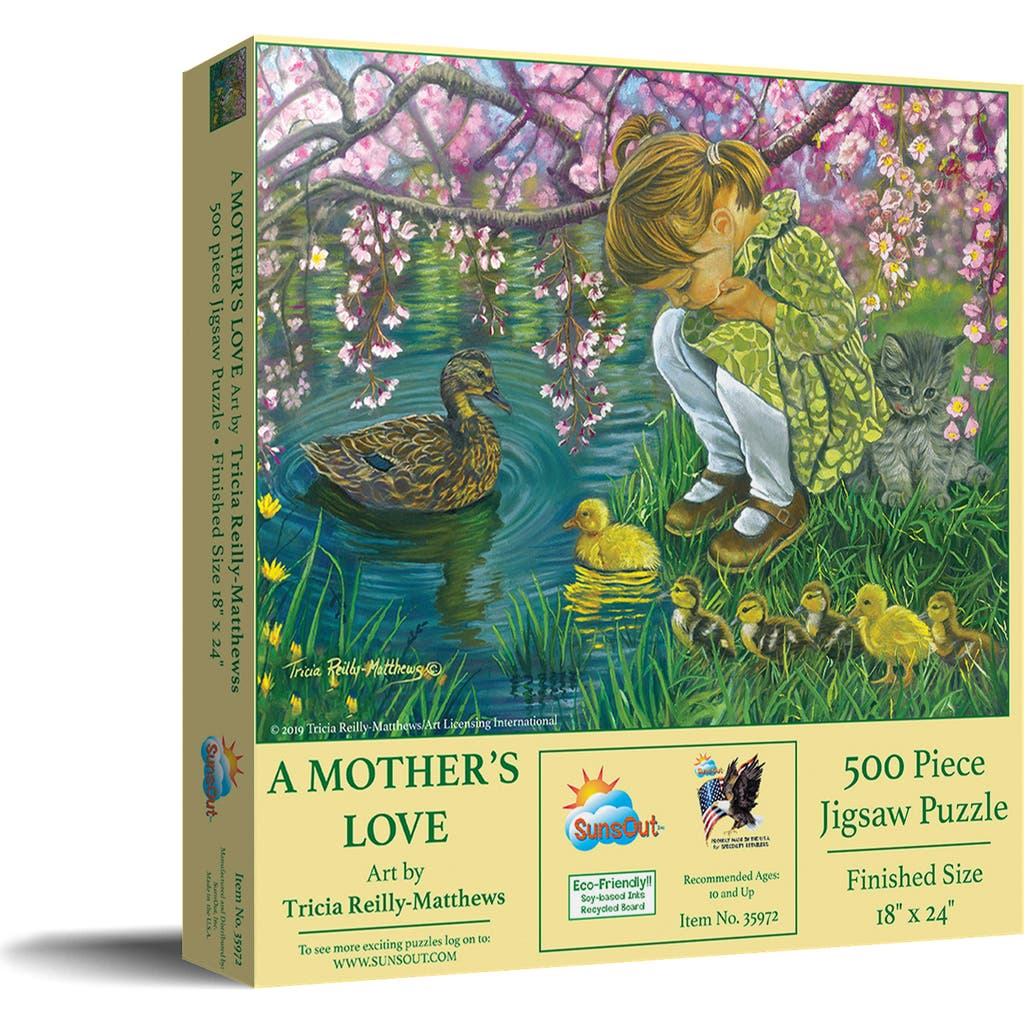 Sunsout A Mother's Love 500 piece Jigsaw Puzzle for Adults in Multicolor  product