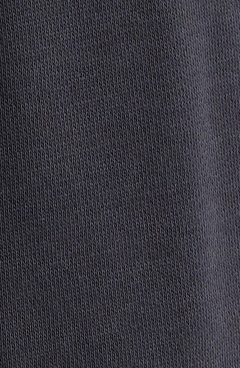 BP. Frayed Terry Sweat Shorts, Alternate, color, Black Faded