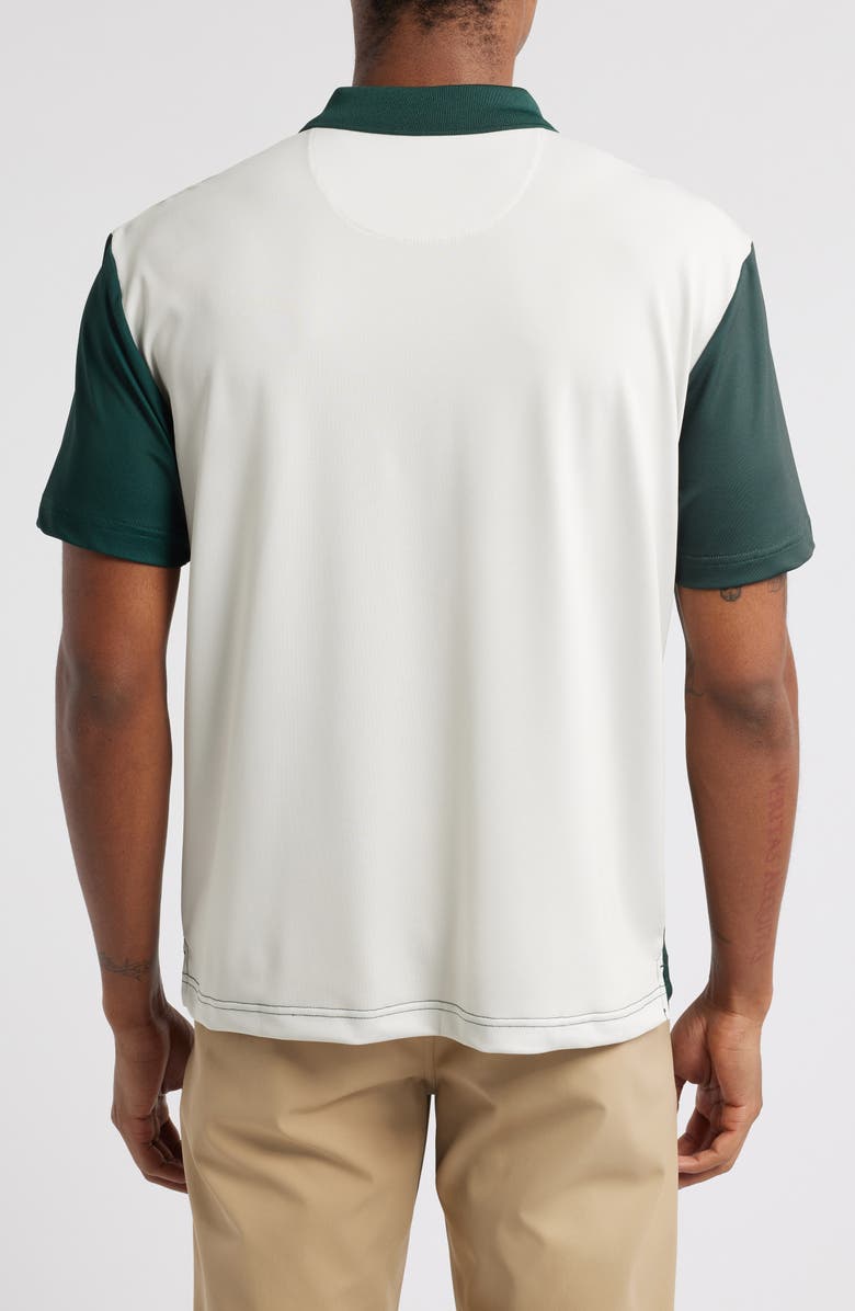 Quiet Golf Monogram Colorblock Golf Polo, Alternate, color, 