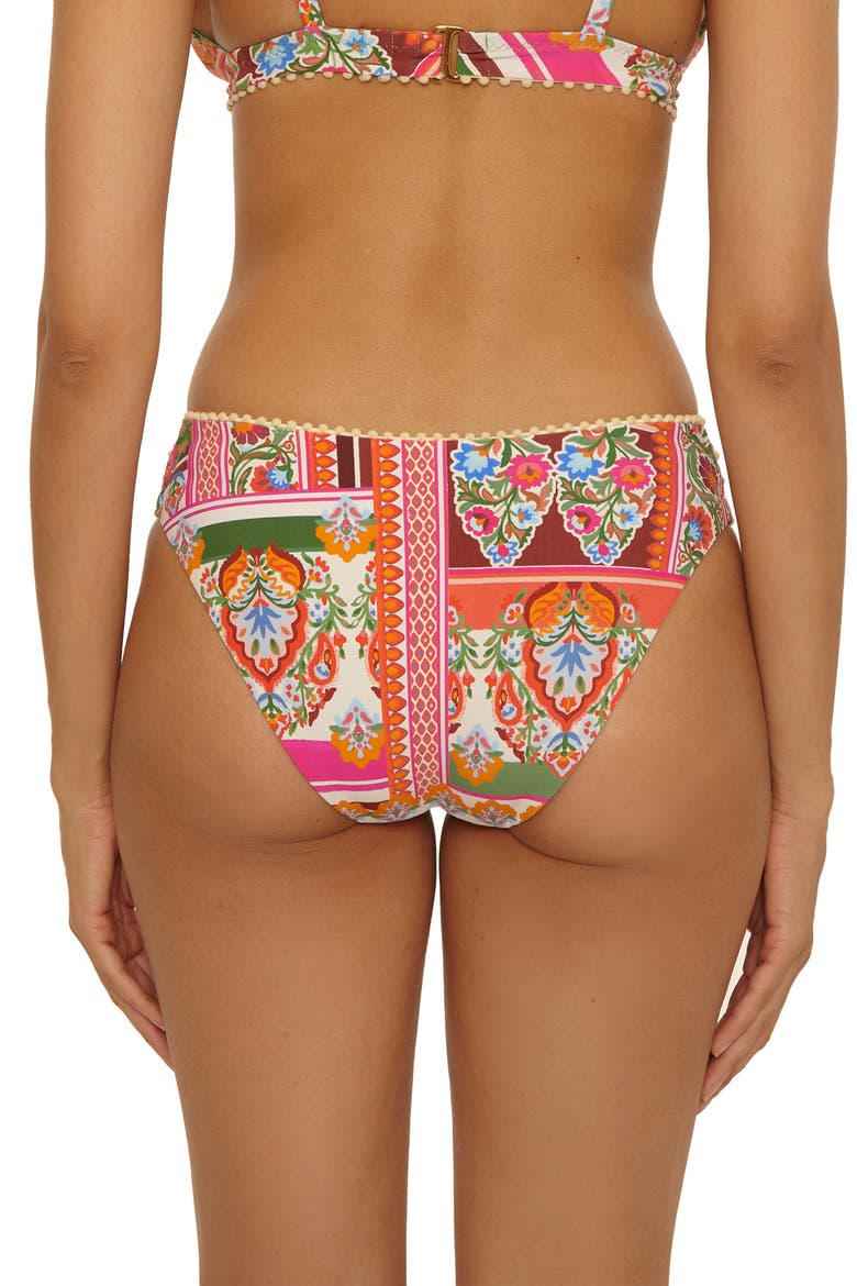 Verona Hipster Bikini Bottoms, Alternate, color, PINK MULTI