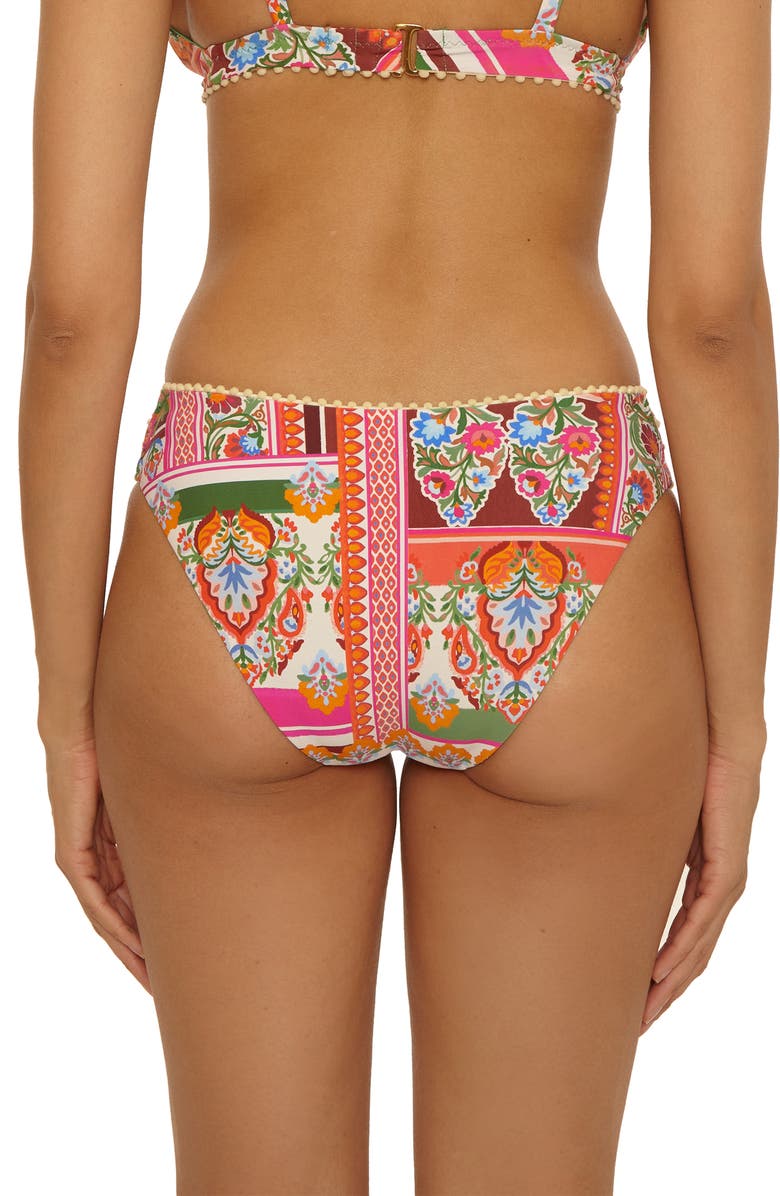 Lucky Brand Verona Hipster Bikini Bottoms, Alternate, color, Pink Multi