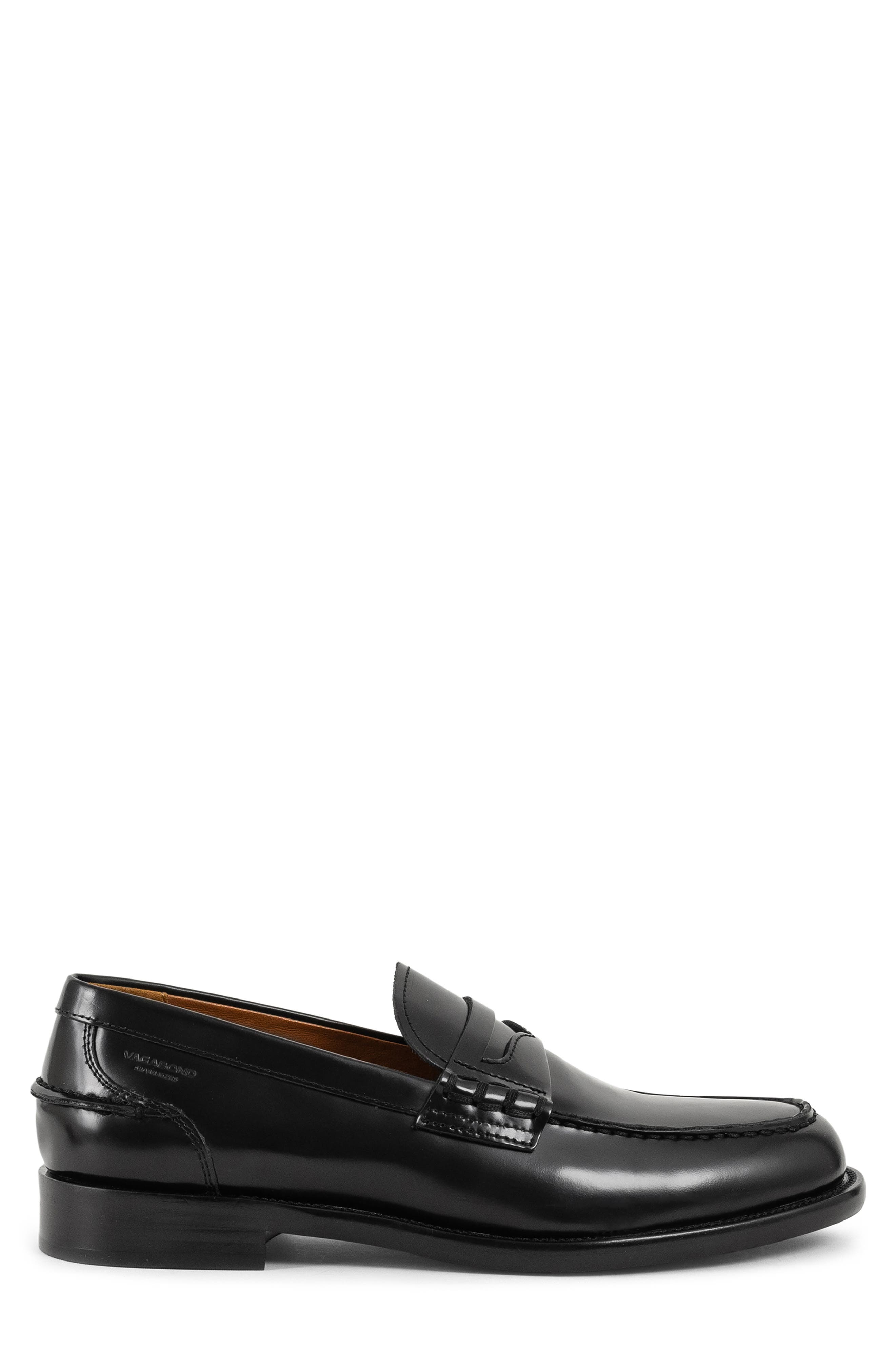 Vagabond Shoemakers Steven Penny Loafer, Alternate, color, Black