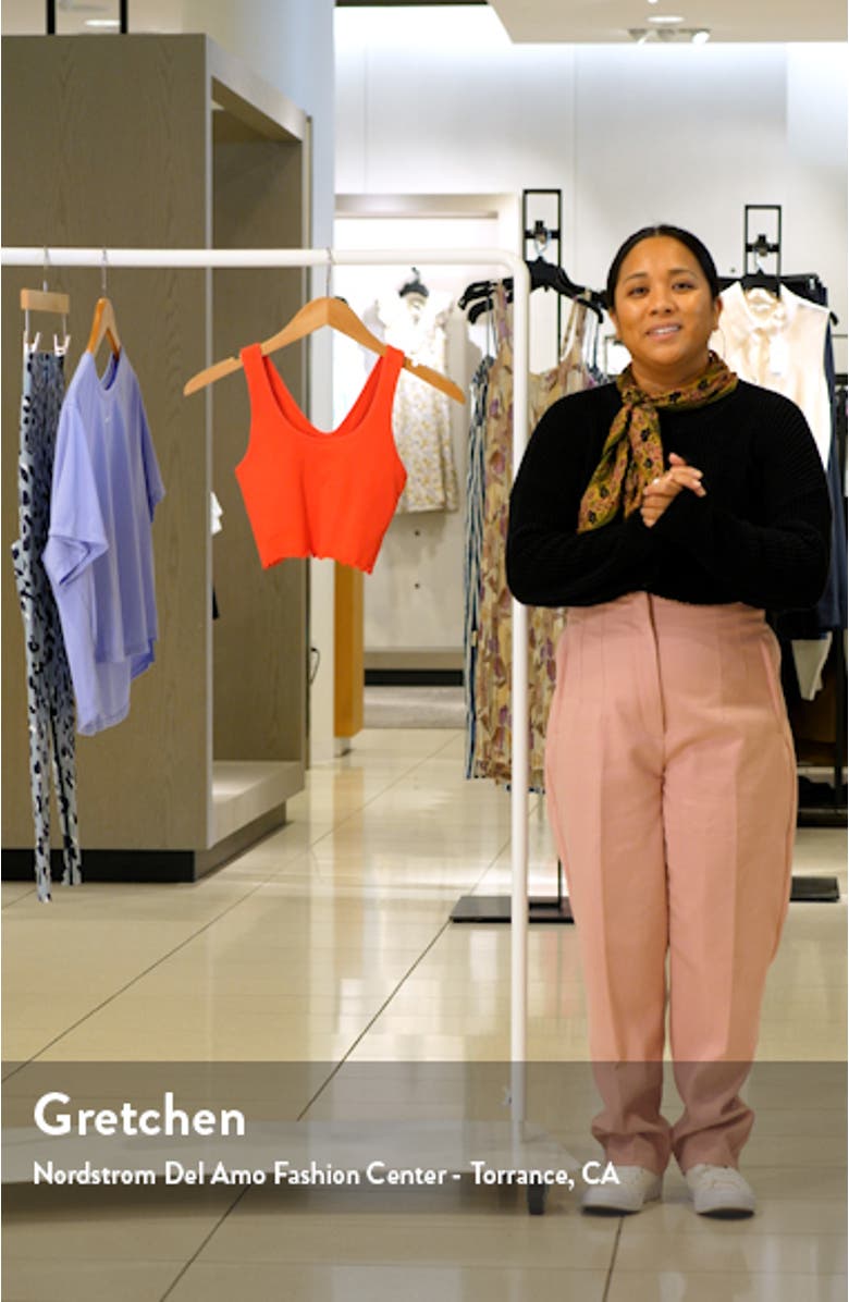 Amor Crop Rib Tank, sales video thumbnail