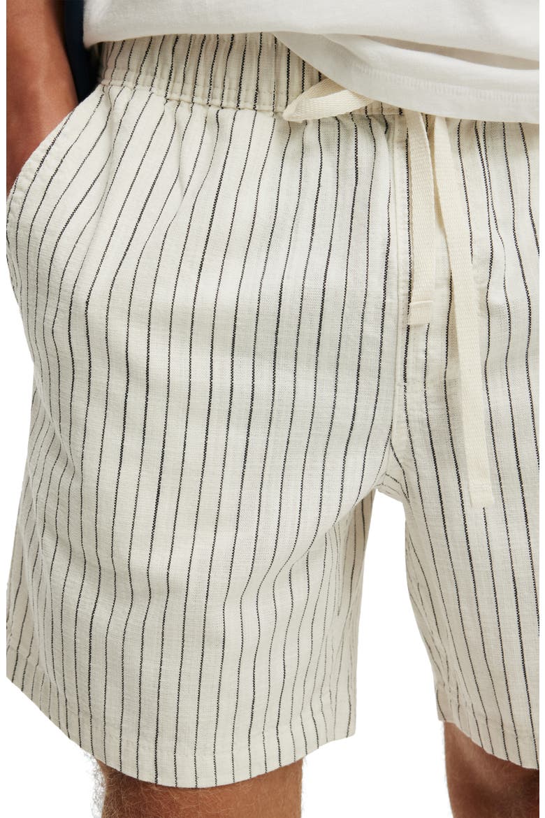 Men's Easy Short, Alternate, color, Bone Pinstripe