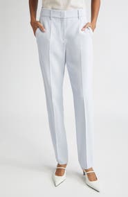 Emporio Armani Cady Crepe Straight Leg Pants