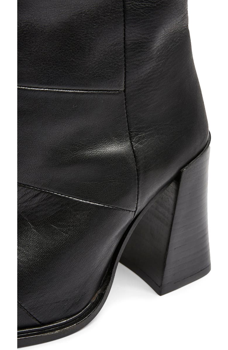 Topshop Hartley Square Toe Boot, Alternate, color,