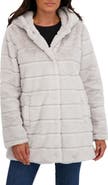 Sebby Hooded Faux Fur Jacket