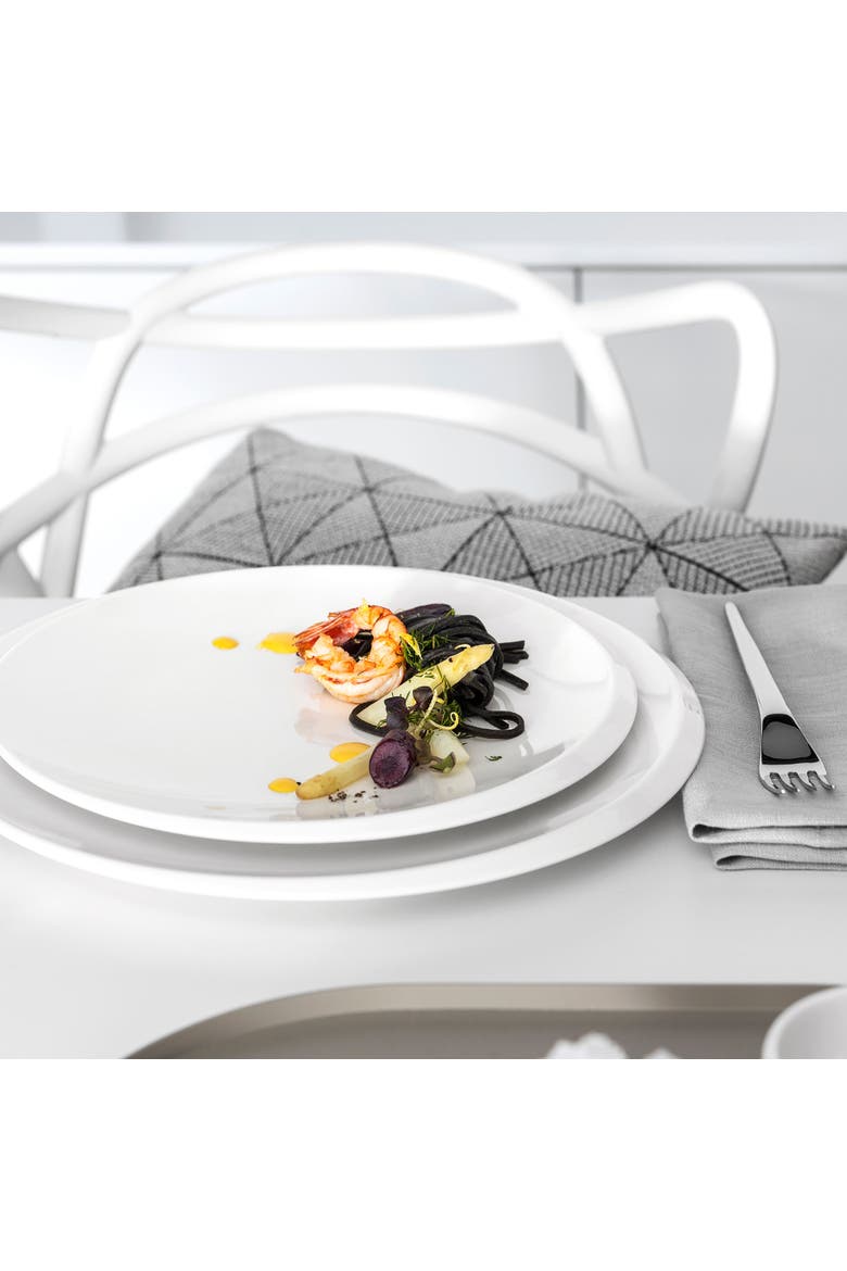 NewMoon Gourmet Plate, Alternate, color, white