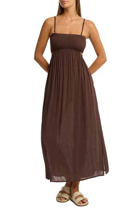 Resort Essentials Cutout Cover-Up Sundress