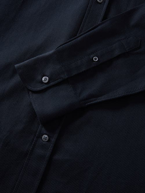 Robert Talbott Harrison Button Down Pique Shirt In Black
