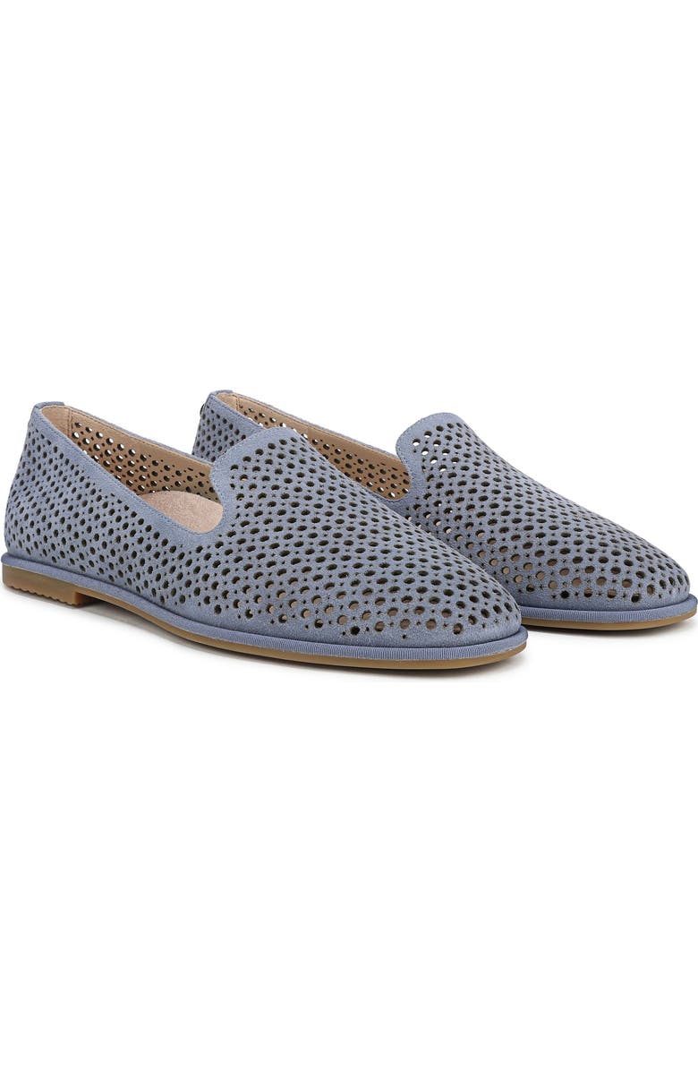 Vionic Willa 2.0 Perforated Flat, Main, color, Pacific Blue