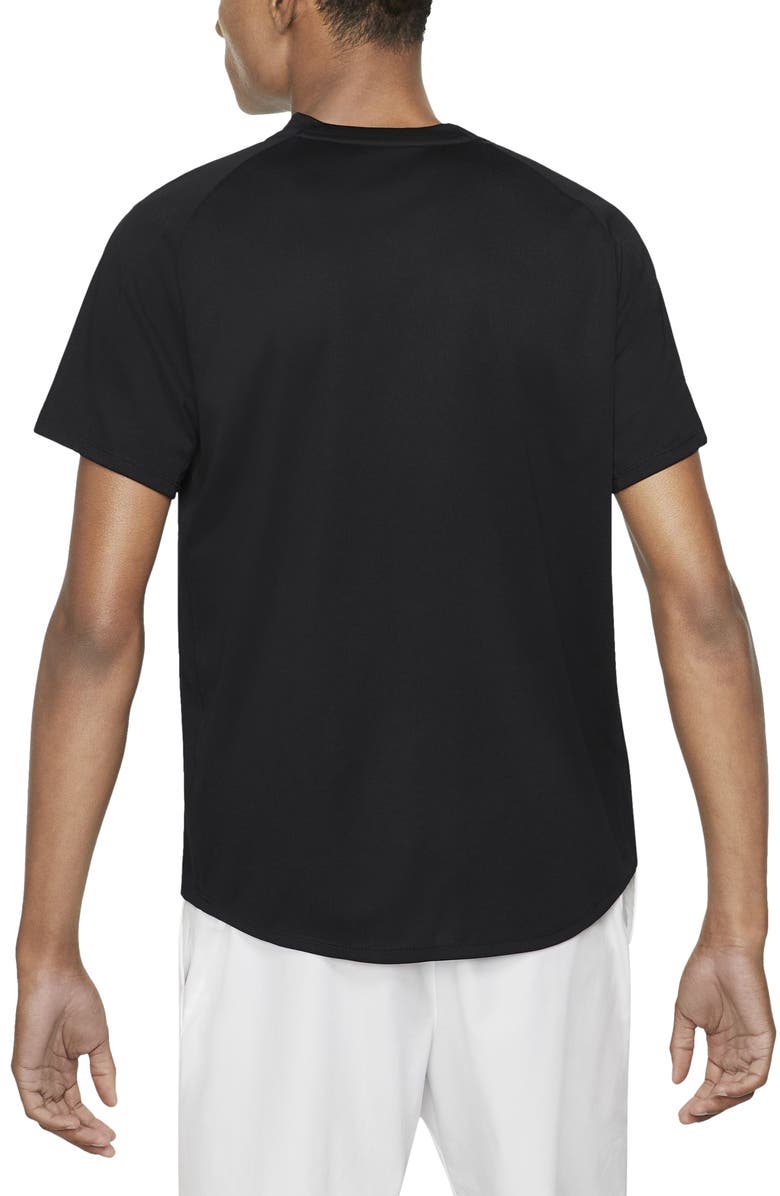 Nike Court Dri-FIT Victory V-Neck T-Shirt, Alternate, color, 