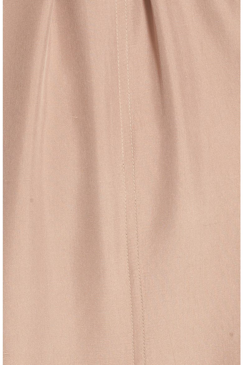 Maythorne Mulberry Silk Trench, Alternate, color, NUDE