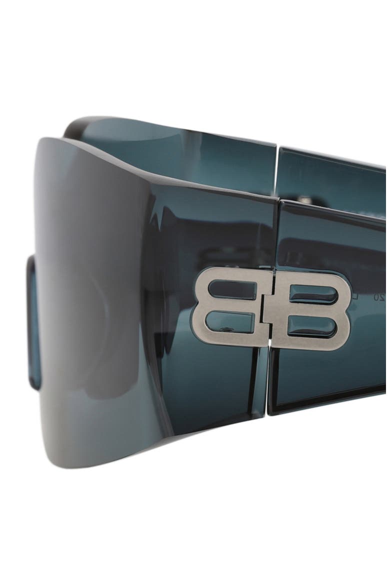99mm Shield Sunglasses, Alternate, color, GREEN GREEN GREEN
