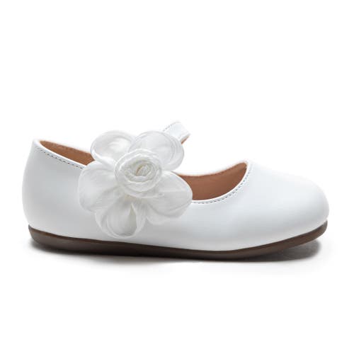 Tulleen Yasmine Blooming Flats In White