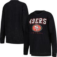 G-III 4HER BY CARL BANKS Women's G-III 4Her by Carl Banks Black San Francisco 49ers Comfy Cord Pullover Sweatshirt