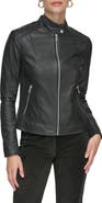 Andrew Marc Leather Racer Jacket